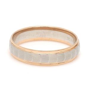 Unisex Platinum & Rose Gold Couple Love Bands JL PT 1365