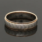 Load image into Gallery viewer, Unisex Platinum &amp; Rose Gold Couple Love Bands JL PT 1365
