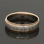 Load image into Gallery viewer, Unisex Platinum &amp; Rose Gold Couple Love Bands JL PT 1365
