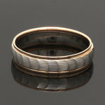 Load image into Gallery viewer, Unisex Platinum &amp; Rose Gold Couple Love Bands JL PT 1365
