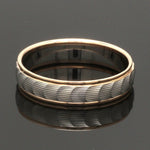 Load image into Gallery viewer, Unisex Platinum &amp; Rose Gold Couple Love Bands JL PT 1365
