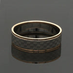 Load image into Gallery viewer, Unisex Platinum &amp; Rose Gold Couple Love Bands JL PT 1362

