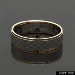 Load image into Gallery viewer, Unisex Platinum &amp; Rose Gold Couple Love Bands JL PT 1362
