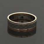Load image into Gallery viewer, Unisex Platinum &amp; Rose Gold Couple Love Bands JL PT 1362

