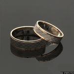 Load image into Gallery viewer, Unisex Platinum &amp; Rose Gold Couple Love Bands JL PT 1362
