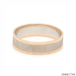 Load image into Gallery viewer, Unisex Platinum &amp; Rose Gold Couple Love Bands JL PT 1362
