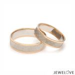 Load image into Gallery viewer, Unisex Platinum &amp; Rose Gold Couple Love Bands JL PT 1362
