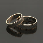 Load image into Gallery viewer, Unisex Platinum &amp; Rose Gold Couple Love Bands JL PT 1362
