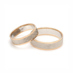 Load image into Gallery viewer, Unisex Platinum &amp; Rose Gold Couple Love Bands JL PT 1362
