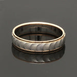 Load image into Gallery viewer, Unisex Platinum &amp; Rose Gold Couple Love Bands JL PT 1365
