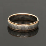 Load image into Gallery viewer, Unisex Platinum &amp; Rose Gold Couple Love Bands JL PT 1365
