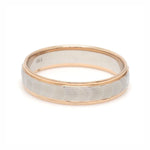 Load image into Gallery viewer, Unisex Platinum &amp; Rose Gold Couple Love Bands JL PT 1365
