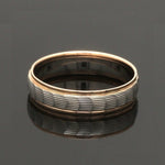 Load image into Gallery viewer, Unisex Platinum &amp; Rose Gold Couple Love Bands JL PT 1365
