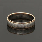 Load image into Gallery viewer, Unisex Platinum &amp; Rose Gold Couple Love Bands JL PT 1365
