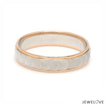 Load image into Gallery viewer, Unisex Platinum &amp; Rose Gold Couple Love Bands JL PT 1365

