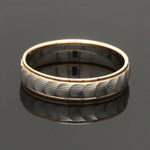 Load image into Gallery viewer, Unisex Platinum &amp; Rose Gold Couple Love Bands JL PT 1365

