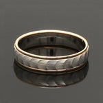 Load image into Gallery viewer, Unisex Platinum &amp; Rose Gold Couple Love Bands JL PT 1365
