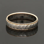 Load image into Gallery viewer, Unisex Platinum &amp; Rose Gold Couple Love Bands JL PT 1365
