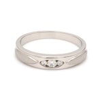 Load image into Gallery viewer, United Three Diamond Platinum Love Bands JL PT 588
