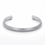 Load image into Gallery viewer, Unisex Platinum Open Kada Matte Finish JL PTB 736
