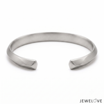 Load image into Gallery viewer, Unisex Platinum Open Kada Matte Finish JL PTB 736
