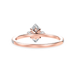 Load image into Gallery viewer, 30-Pointer Marquise Cut Solitaire Diamond Accents Shank 18K Rose Gold Ring JL AU 1246R   Jewelove.US
