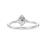 Load image into Gallery viewer, 50-Pointer Marquise Cut Solitaire Diamond Accents Shank Platinum Ring JL PT 1246-A   Jewelove.US
