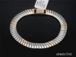 Load and play video in Gallery viewer, Men of Platinum | 8mm Platinum &amp; Rose Gold Bracelet for Men JL PTB 1323
