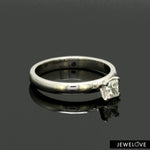 Load image into Gallery viewer, 1 to 5 Carat Princess Cut Lab Grown Solitaire Platinum Engagement Ring JL PT RS PR LG-123
