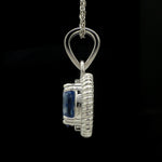 Load image into Gallery viewer, Designer Platinum Pendant with Blue Sapphire JL PT P 321   Jewelove.US
