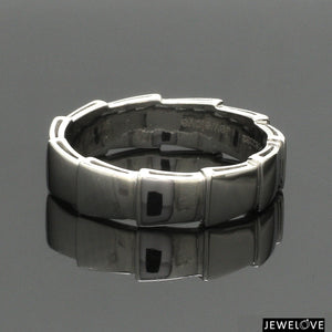 Plain Platinum Ring for Men JL PT 1392