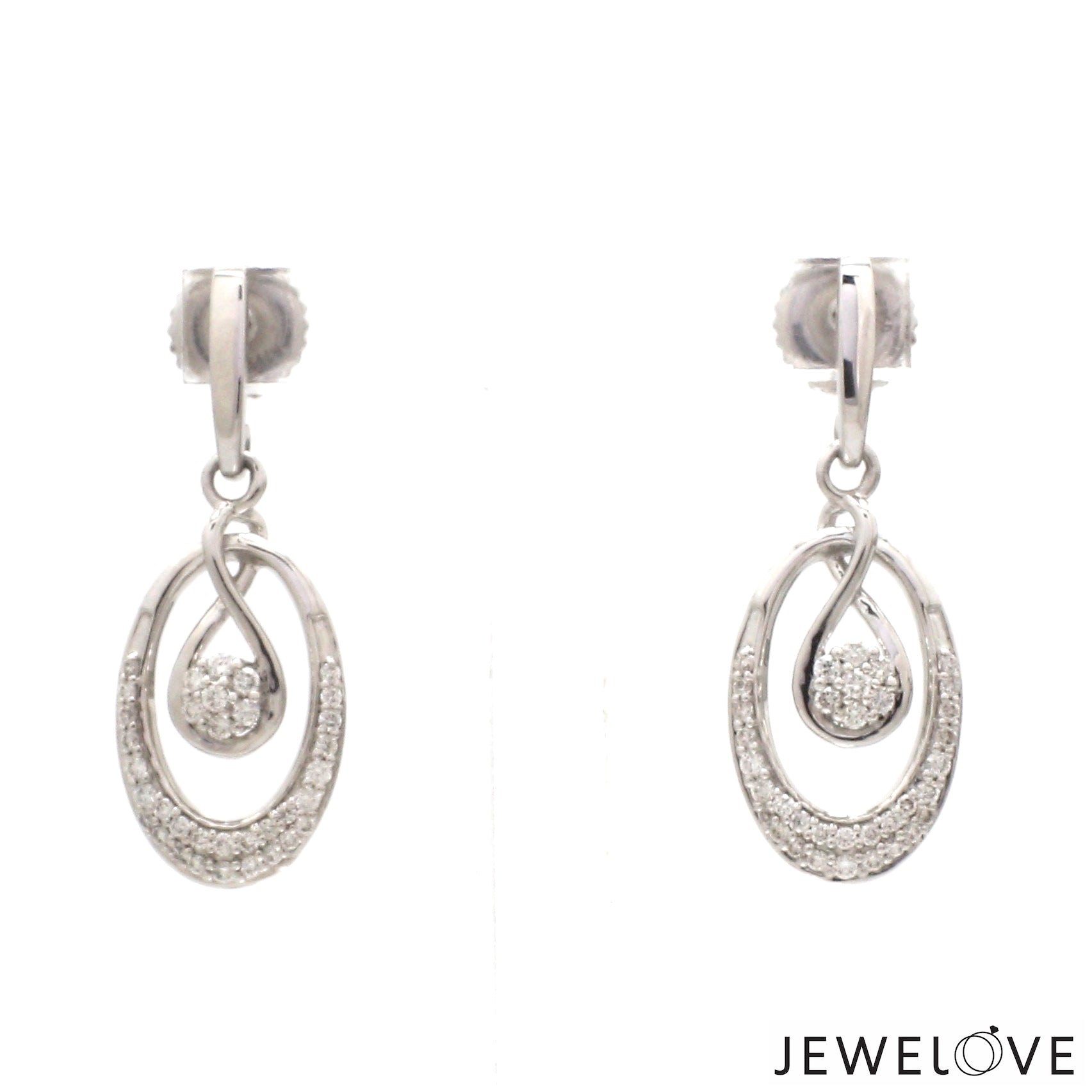 Platinum with Diamond Pendant Set for Women JL PT P 2444