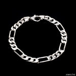 Load image into Gallery viewer, 7.25mm Platinum Bracelet for Men JL PTB 1287-A
