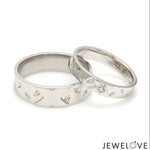 Load image into Gallery viewer, Designer Platinum  Princess Diamond Cut Couple Ring JL PT CB 87   Jewelove
