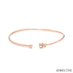 Load image into Gallery viewer, Single Diamonds 14K Rose Gold Bracelet for Women JL AUB 103

