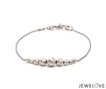 Load image into Gallery viewer, 5.8mm Platinum Bracelet with Shine Diamond Cut Balls JL PTB 1201   Jewelove.US
