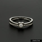 Load image into Gallery viewer, Designer Heart Platinum Love Bands JL PT 922
