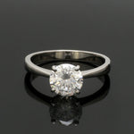 Load image into Gallery viewer, 1.5-Carat Solitaire Lab Grown Diamond Platinum Engagement Ring JL PT LG-1432
