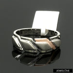 Load image into Gallery viewer, Men of Platinum | Rose Gold Heavy Ring for Men JL PT MSD 110
