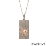 Load image into Gallery viewer, Men of Platinum | Pendant for Men with Rose Gold JL PT P 244   Jewelove.US
