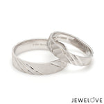 Load image into Gallery viewer, Platinum Love Bands for Couple JL PT 1307  Both Jewelove
