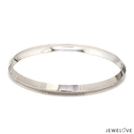 Load image into Gallery viewer, Men of Platinum | Platinum Hi-Polish &amp; Matte Finish Kada for Men JL PTB 1199
