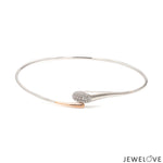 Load image into Gallery viewer, Evara Platinum Rose Gold Diamond Bracelet for Women JL PTB 1285
