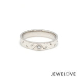 Load image into Gallery viewer, Designer Platinum  Princess Diamond Cut Couple Ring JL PT CB 87   Jewelove
