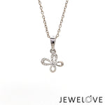 Load image into Gallery viewer, Beautiful Platinum with Diamond Pendant Set for Women JL PT PE 2425   Jewelove.US
