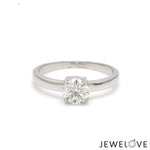 Load image into Gallery viewer, 70-Pointer Lab Grown Solitaire Platinum Engagement Ring JL PT LG G 1269-A

