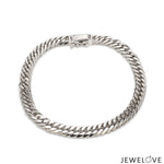 Load image into Gallery viewer, 6.5mm Japanese Platinum Cuban Bracelet for Men JL PTB 1176-B

