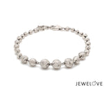 Load image into Gallery viewer, 5.9mm Platinum Bracelet with Shine Diamond Cut Balls JL PTB 1205   Jewelove.US
