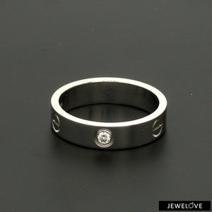 Single Diamond Platinum Couple Rings for JL PT 1167-A   Jewelove