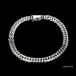 Load image into Gallery viewer, 6.5mm Japanese Platinum Cuban Bracelet for Men JL PTB 1176-B
